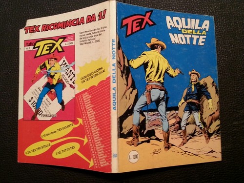 Fumetto tex aquila della - della, notte