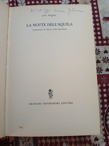 Notte dell aquila jack - notte, dell'aquila